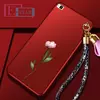 Чехол бампер для Huawei Ascend P8 Lite 2017 Anomaly Flowers Boom Red Flower (Красный Цветок)