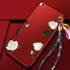 Чехол бампер для Huawei Ascend P8 Lite 2017 Anomaly Flowers Boom Red White Rose (Красный Белая Роза)
