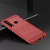 Чехол бампер для Samsung Galaxy A9 2018 iPaky Carbon Fiber Red (Красный)