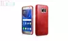 Чехол Бампер для Samsung Galaxy S7 G930F i-carer Vintage Bumper Red (Красный)