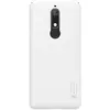 Противоударный чехол бампер Nillkin Super Frosted Shield для Nokia 5.1 White (Белый)