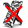 Чехол бампер для iPhone Xr Ringke Dual-X Design Zebra White (Белая зебра)