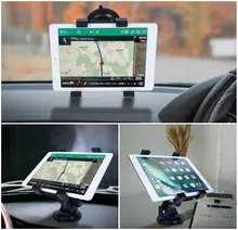 Универсальный автомобильный держатель для планшета 7-12 дюймов на лобовое стекло Anomaly car holder 360° model 205 (чёрный)