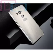 Чехол бампер для HTC U11 Plus Anomaly Carbon Silver (Серебристый)