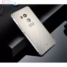 Чехол бампер для HTC U12 Plus Anomaly Carbon Silver (Серебристый)