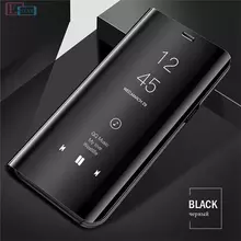 Чехол книжка для Huawei Nova 4 Anomaly Clear View Black (Черный)