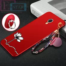 Чехол бампер для Huawei Honor 6C Pro Anomaly Flowers Boom Red Lotus (Красный Лотос)