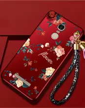 Чехол бампер для Xiaomi Redmi 5 Anomaly Flowers Boom Red Roses (Красный Розы)