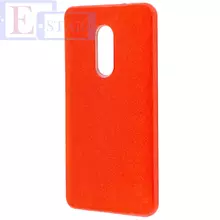 Чехол бампер для Xiaomi Redmi 5 Plus Anomaly Glitter Red (Красный)
