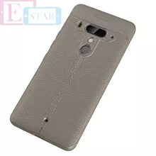 Чехол бампер для HTC U12 Plus Anomaly Leather Fit Gray (Серый)