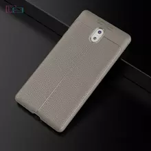 Чехол бампер для Nokia 3 Anomaly Leather Fit Gray (Серый)