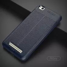 Чехол бампер для Xiaomi Redmi 5A Anomaly Leather Fit Blue (Синий)