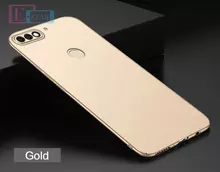 Чехол бампер для Huawei Y7 2018 Anomaly Matte Gold (Золотой)