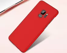 Чехол бампер для Samsung Galaxy S9 Plus Anomaly Matte Red (Красный)
