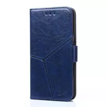 Чехол книжка для Nokia 8.1 Anomaly Retro Book Dark Blue (Темно Синий)