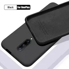 Чехол бампер для OnePlus 7 Anomaly Silicone Black (Черный)