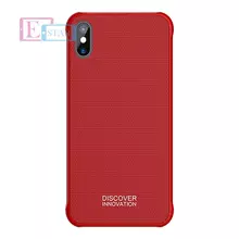 Чехол бампер для iPhone Xs Nillkin Tempered Magnet Red (Красный)