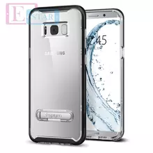 Чехол бампер для Samsung Galaxy S8 Plus G955F Spigen Crystal Hybrid Black (Черный)
