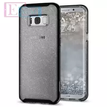 Чехол бампер для Samsung Galaxy S8 Plus G955F Spigen Neo Hybrid Crystal Glitter Space Quartz (Космический Кварц)