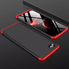 Чехол бампер для Realme C2 GKK Dual Armor Black&Red (Черный&Красный)