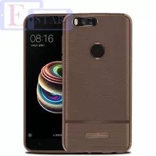 Чехол бампер для Samsung Galaxy A8 2018 A530F idools Leather Fit Brown (Коричневый)
