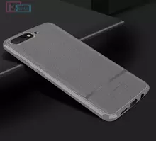 Чехол бампер для Xiaomi Redmi 6 idools Leather Fit Gray (Серый)