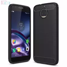 Чехол бампер для Motorola Moto G5s Plus iPaky Carbon Fiber Black (Черный)