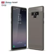 Чехол бампер для Samsung Galaxy Note 9 iPaky Carbon Fiber Gray (Серый)