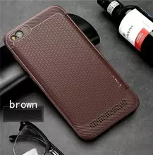 Чехол бампер для Xiaomi Redmi 5A Ipaky Texture Brown (Коричневый)