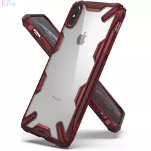 Чехол бампер для iPhone Xs Max Ringke Fusion-X Red (Красный)