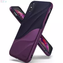 Чехол бампер для iPhone Xs Max Ringke Wave Metallic Purple (Металлический Фиолетовый)