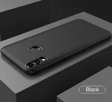 Чехол бампер для Huawei Honor 10 Lite Lenuo Leshen Black (Черный)