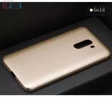 Чехол бампер для Xiaomi Pocophone F1 Lenuo Matte Gold (Золотой)