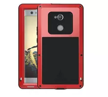 Чехол бампер для Sony Xperia XA2 Love Mei PowerFull Red (Красный)