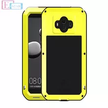 Чехол бампер для Huawei Mate 10 Love Mei PowerFull Yellow (Желтый)