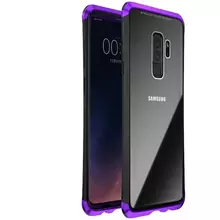 Чехол бампер для Samsung Galaxy S9 Luphie Double Dragon Black&Purple (Черный&Фиолетовый)