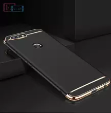 Чехол бампер для Huawei Honor V20 Mofi Electroplating Black (Черный)