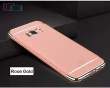 Чехол бампер для Samsung Galaxy S8 Plus G955F Mofi Electroplating Rose Gold (Розовое Золото)