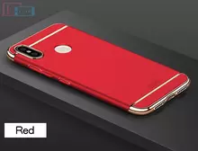 Чехол бампер для Xiaomi Mi8 Mofi Electroplating Red (Красный)
