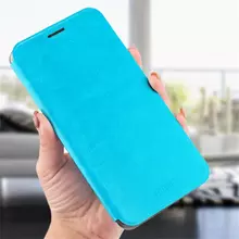 Чехол книжка для OnePlus 6T Mofi Rui Light Blue (Голубой)