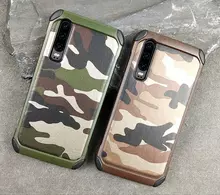 Чехол бампер для Huawei P30 NX Case Camouflage Brown (Коричневый)