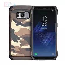 Чехол бампер для Samsung Galaxy A7 2018 NX Case Camouflage Brown (Коричневый)