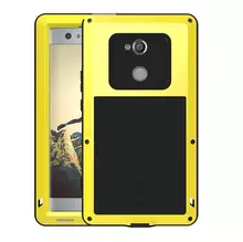 Чехол бампер для Sony Xperia XA2 Ultra 2018 Love Mei PowerFull Yellow (Желтый)