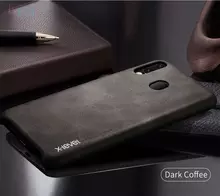 Чехол бампер для Samsung Galaxy M20 X-Level Leather Bumper Coffee (Кофейный)