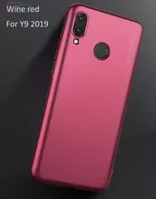 Чехол бампер для Huawei Y9 2019 X-level Matte Vine Red (Красное Вино)