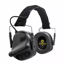 Активные наушники под шлем EARMOR M31 с шумоподавлением Black (Черный)