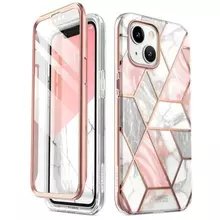 Противоударный чехол бампер i-Blason Cosmo для iPhone 14 Plus Marble Pink (Розовый Мрамор)