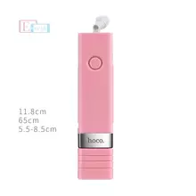 Оригинальная селфи палка Hoco K3 Wire Control Selfie Stick и смартфонов Pink (Розовый)
