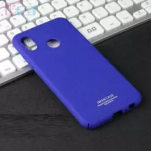 Чехол бампер для Xiaomi Redmi S2 Imak Cowboy (с кольцом-держателем) Blue (Синий)