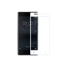 Защитное стекло для Nokia 3 Mocolo Full Cover Tempered Glass White (Белый)